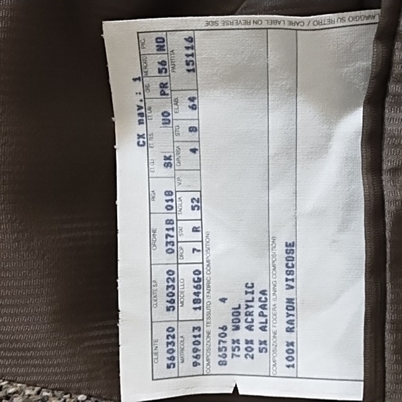 Ermengildo Zegna Made in Switzerland Wool Tweed Sport Coat Suit Jacket Lined - Picture 5 of 15